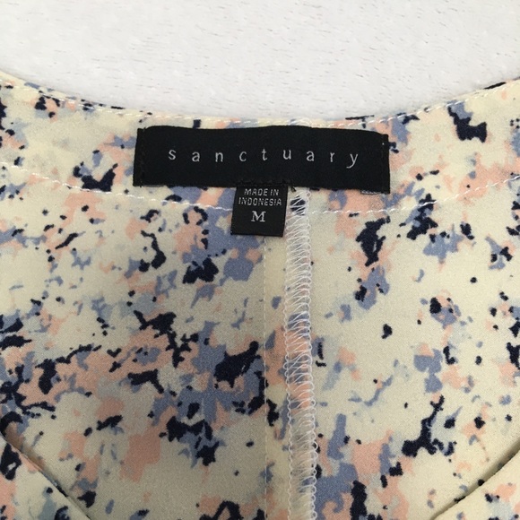 SANCTUARY Sleeveless Semi Sheer Printed Top - Picture 10 of 11